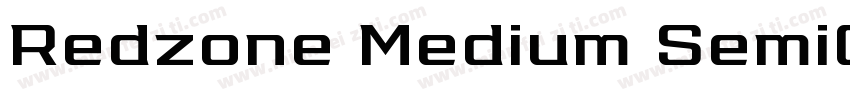 Redzone Medium SemiC字体转换